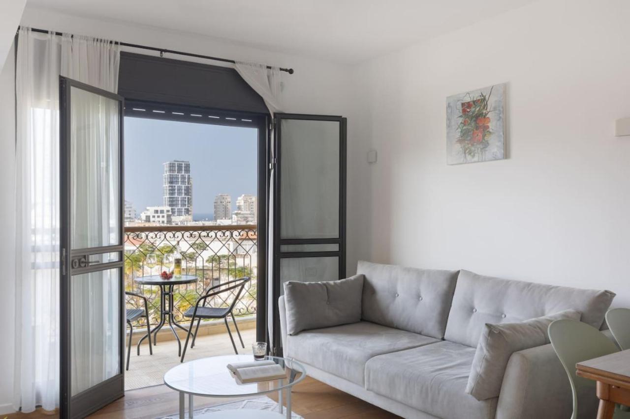 Elegant Apartment W Balcony & Mamad In Heart Of Tel Aviv By Sea N' Rent エクステリア 写真
